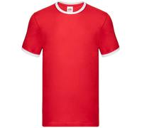 Fruit of the Loom Camiseta Ringer De Manga Corta S-3XL