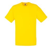 Fruit of the Loom - Camiseta unisex para adultos amarillo XL