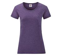 Fruit of the Loom - Camiseta Violet Chiné XL