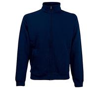 Fruit of the Loom - Chaqueta/Sudadera con Cremallera Completa Modelo Sweat Hombre Caballero (2XL) (Azul Oscuro)