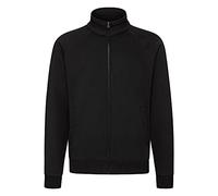 Fruit of The Loom - Chaqueta/Sudadera con Cremallera Completa Modelo Sweat Hombre Caballero (Mediana (M)/Negro)