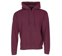 Fruit of the Loom Classic Hooded Sweat Jacket Chaqueta Deportiva con Capucha, Burgundy, L para Hombre