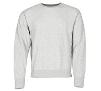 Fruit of the Loom Classic Raglan Sweat + bolsa de tela MyShirt gratis, gris jaspeado, M