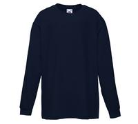 Fruit of the Loom Classic Raglan Sweat Sudaderas + bolsa de tela MyShirt gratis, color: azul marino profundo + bolsa de tela MyShirt gratuita, talla: XXXL, azul oscuro, XXXL