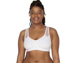 Fruit of The Loom Comfort Front Close Sport Bra with Mesh Straps Sujetador Deportivo Mujer (Pack de 2)