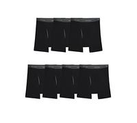 Fruit of the Loom Coolzone Boxer Briefs, Moisture Wicking & Breathable, Assorted Multipacks Ropa Interior de Hombres, Paquete de 7, Color Negro, S (Pack de 7)