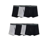 Fruit of the Loom Coolzone Boxer Briefs, Moisture Wicking & Breathable, Assorted Color Multipacks Ropa Interior de Hombres, Pierna Corta, Paquete de 7, Negro/Gris, M (Pack de 7)