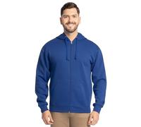 Fruit of The Loom Eversoft Fleece-Hoodies, Pullover & Durchgehender Reißverschluss, Feuchtigkeitsableitend und Atmungsaktiv, Größen S-4x Sudadera con Capucha, Azul Suave, XXL Unisex Adulto