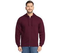 Fruit of the Loom Eversoft Fleece Hoodies, Pullover & Full Zip, Moisture Wicking & Breathable, Sizes S-4x Camisa, Cremallera Completa Granate, XXL Unisex Adulto