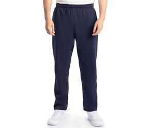 Fruit of The Loom Eversoft Fleece Open Bottom Sweatpants with Pockets, Relaxed Fit, Moisture Wicking, Breathable Pantalones Deportivos, Azul Marino, XXL para Hombre