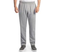 Fruit of the Loom Eversoft - Pantalones Deportivos de Forro Polar para Hombre (Regular y Hombre Grande), Gris, XXL