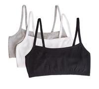 Fruit of the Loom Front Close Builtup Sports Bra Sujetador de Cobertura Completa, Opaco, Desert Dusk/Olive Night/Black, 64 (Pack de 3) para Mujer