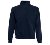 Fruit of the Loom Fruto del Loom Premium 70/30 Zip Neck Sweatshirt - La parte su