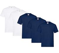 Fruit of the Loom – Camiseta para hombre – Paquete de 5 – Talla M
