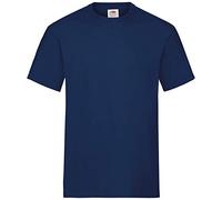 Fruit of the Loom Heavy Cotton Tee Shirt 3 Pack, Camiseta de Manga Corta Para Hombre, Azul (Marineblau), X-Large