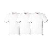 Fruit of the Loom Heavy Cotton Tee Shirt 3 Pack, Camiseta de Manga Corta Para Hombre, Blanco (Weiß), XX-Large