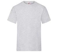 Fruit of the Loom Heavy Cotton Tee Shirt 3 Pack, Camiseta de Manga Corta Para Hombre, Gris (Erika-Grau), XXX-Large