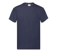 Fruit of the Loom Herren Original T. T-Shirt (5er Pack), Farbe:Deep Navy, Größe:3XL