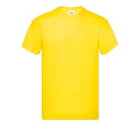 Fruit of the Loom Herren Original T. T-Shirt (5er Pack), Farbe:Gelb, Größe:M