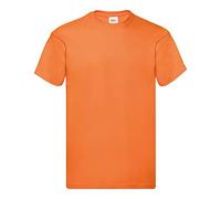 Fruit of the Loom Herren Original T. T-Shirt (5er Pack), Farbe:Orange, Größe:M
