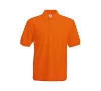 Fruit of the Loom Hombre 65/35 Polo Corto Mangas POLOS - Naranja, Medium