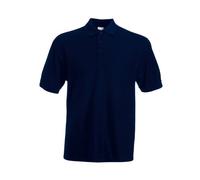Fruit of the Loom Hombre 65/35 Polo Corto Mangas POLOS - Profundo Azul Marino, XXX-Large