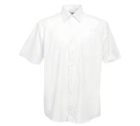 Fruit of the Loom hombre poplin camisa manga corta ropa de trabajo formal