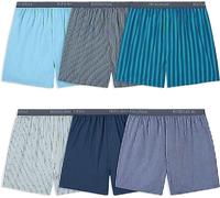 Fruit of the Loom Hombre Tag-Free Bóxers Tejido 6-Pack