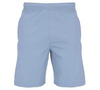 Fruit of the Loom Iconic 195 - Pantalones cortos de punto para hombre y mujer, de algodón suave con cintura elástica y bolsillos laterales, ideales para ocio y deporte