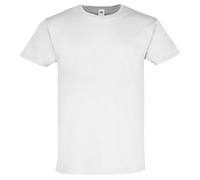 Fruit of the Loom - Iconic 195 Ringspun Premium T | Camiseta para hombre y mujer - 100% algodón, de alta calidad y suave, ideal para el día a día, Blanco, M