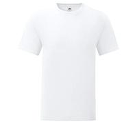 Fruit of the Loom Iconic T - Pack de 3 camisetas para hombre, tallas S - 5XL, color: blanco, talla: L, Blanco, L