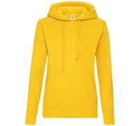 Fruit of the Loom Jersey clásico para mujer Girasol amarillo L