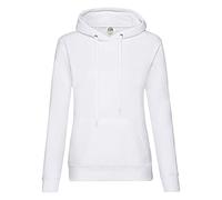 Fruit of the Loom Lady Fit Sudadera con capucha Blanco 2XL, blanco, 46