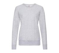 Fruit of the Loom Lightweight Raglan Sweat Lady-Fit Camiseta, Gris (Heather Grey 94), 38(Tamaño Fabricante: Small) para Mujer
