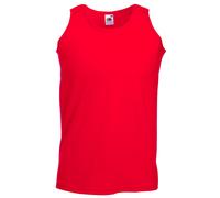 Fruit of the Loom Liso Cotton Camiseta de Tirantes Atlético Camiseta sin Mangas