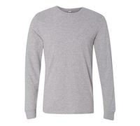 Fruit of the Loom LS XL Grey - Camiseta, Gris Heather, XL - 44/46