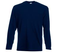 Fruit of the Loom LS XL Navy - Camiseta, Azul Marino Oscuro, XL - 44/46