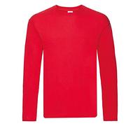 Fruit of the Loom LS XL Red - Camiseta, Mujer, Rojo, X-Large