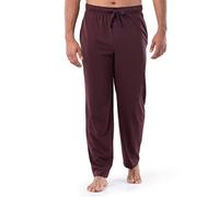 Fruit of the Loom Men's 1-Pack Extended Sizes Jersey Knit Sleep Pant, Dark Red, 5X