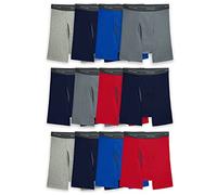 Fruit of the Loom Men's Coolzone Boxer Briefs, Moisture Wicking & Breathable, Assorted Multipacks Ropa Interior de Hombres, Paquete de 12, Colores Surtidos, M (Pack