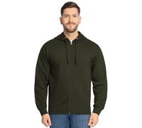 Fruit of The Loom Men's Eversoft Fleece Hoodies (Regular & Big Man), Full Zip-Duffle Bag Green, XX-Large