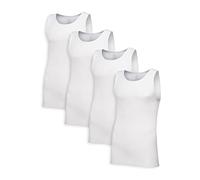 Fruit of the Loom Men's Premium A-Shirt (Pack of 4) White, Medium