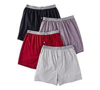 Fruit of the Loom Men's Premium Knit Boxer, Assorted, Large