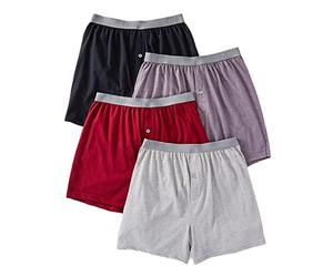 Fruit of the Loom Men's Premium Knit Boxer, Assorted, Large