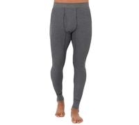 Fruit of the Loom Men's Recycled Premium Waffle Thermal Underwear Bottom (1, 2, 3, and 4 Packs), Greystone Heather, Small