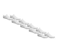 Fruit Of The Loom Men's Value No Show, White, Shoe Size 6-12/Sock Size 10-13
