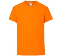 Fruit of the Loom Niños camiseta original - 21 Colores / Edad 3-15 - Orange - 34