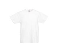 Fruit of the Loom Niños camiseta original - 21 Colores / Edad 3-15 - White - 34