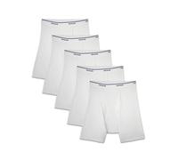 Fruit of the Loom No Ride Up Boxer Brief Ropa interior para hombre Blanco - Coolzone Fly Large US