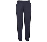 Fruit of the Loom Open Hem Jog Pants, Pantalones Deportivos Para Hombre, Azul (Deep Navy Az), Medium